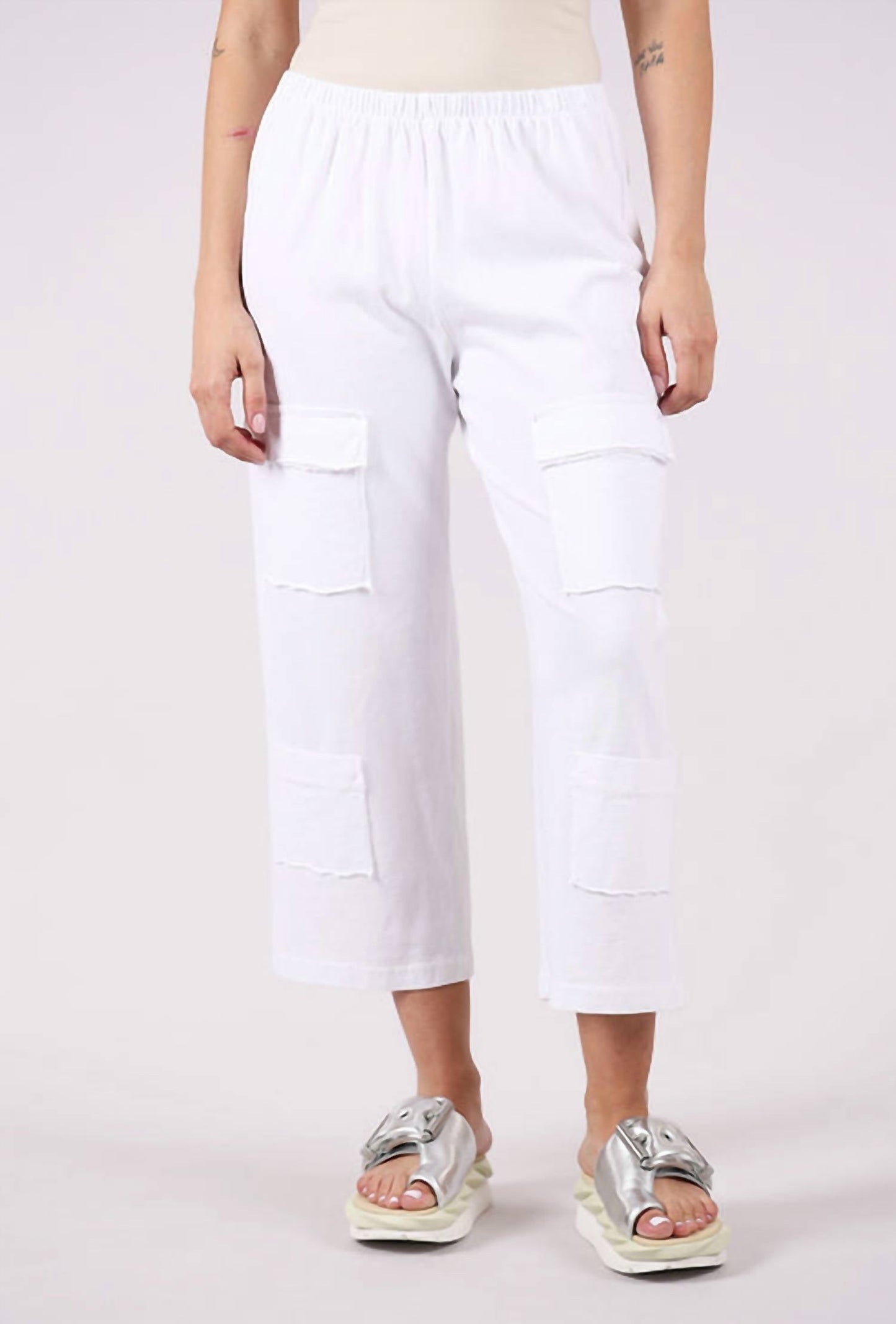 Fenini - Multi Pocket Crop Pant - Plus
