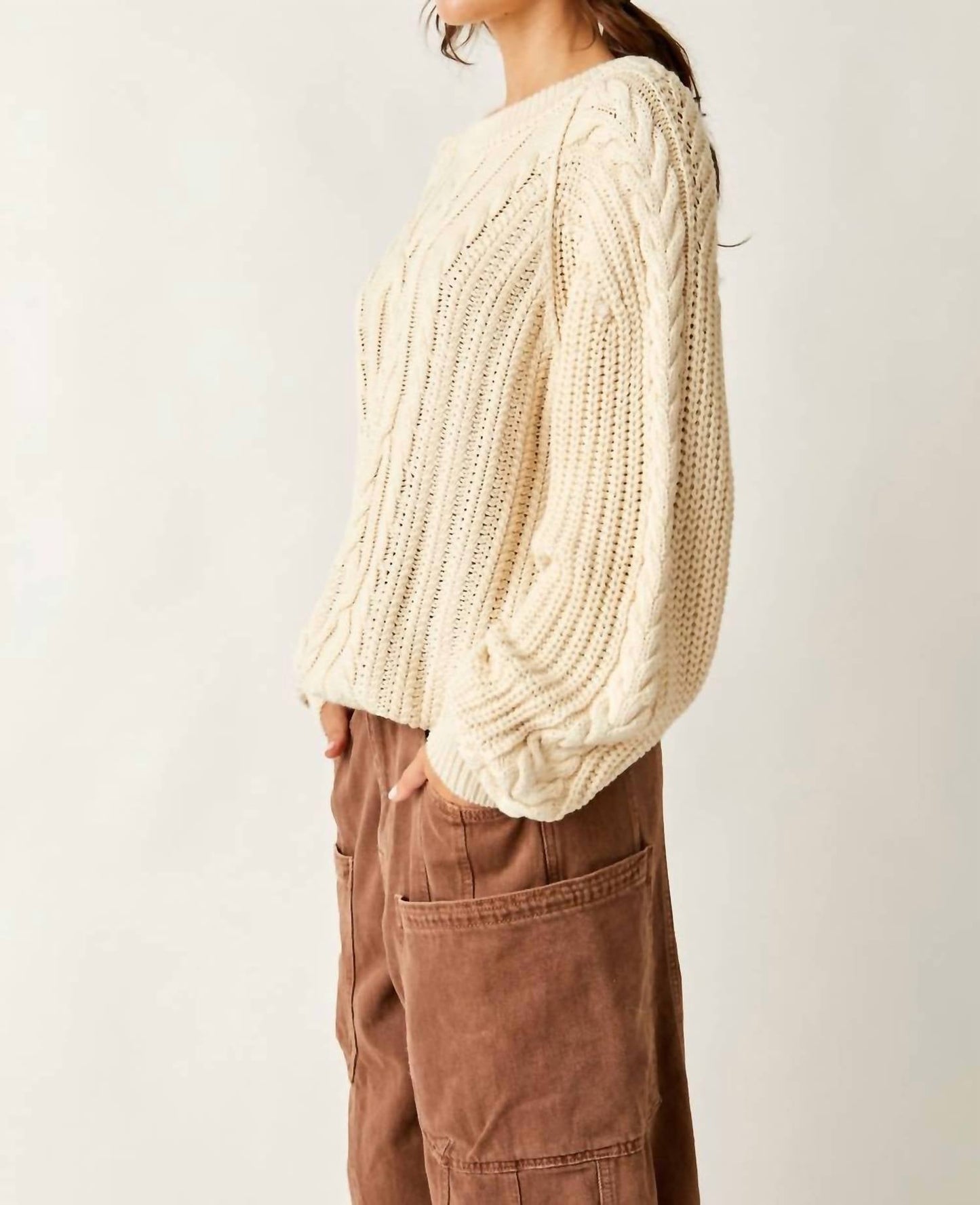 Free People - Frankie Cable Sweater