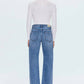 Pistola - Lexi Mid Rise Bowed Straight Jean