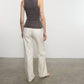 एन्ज़ा कोस्टा - टेक्सचर्ड रिब स्लीवलेस यू टॉप