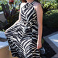 Lusana - Wren Printed Maxi Dress