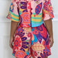 Good Time Usa - Cocktail Party Belted Rompers