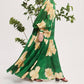 Alemais - Sage Silk Gown