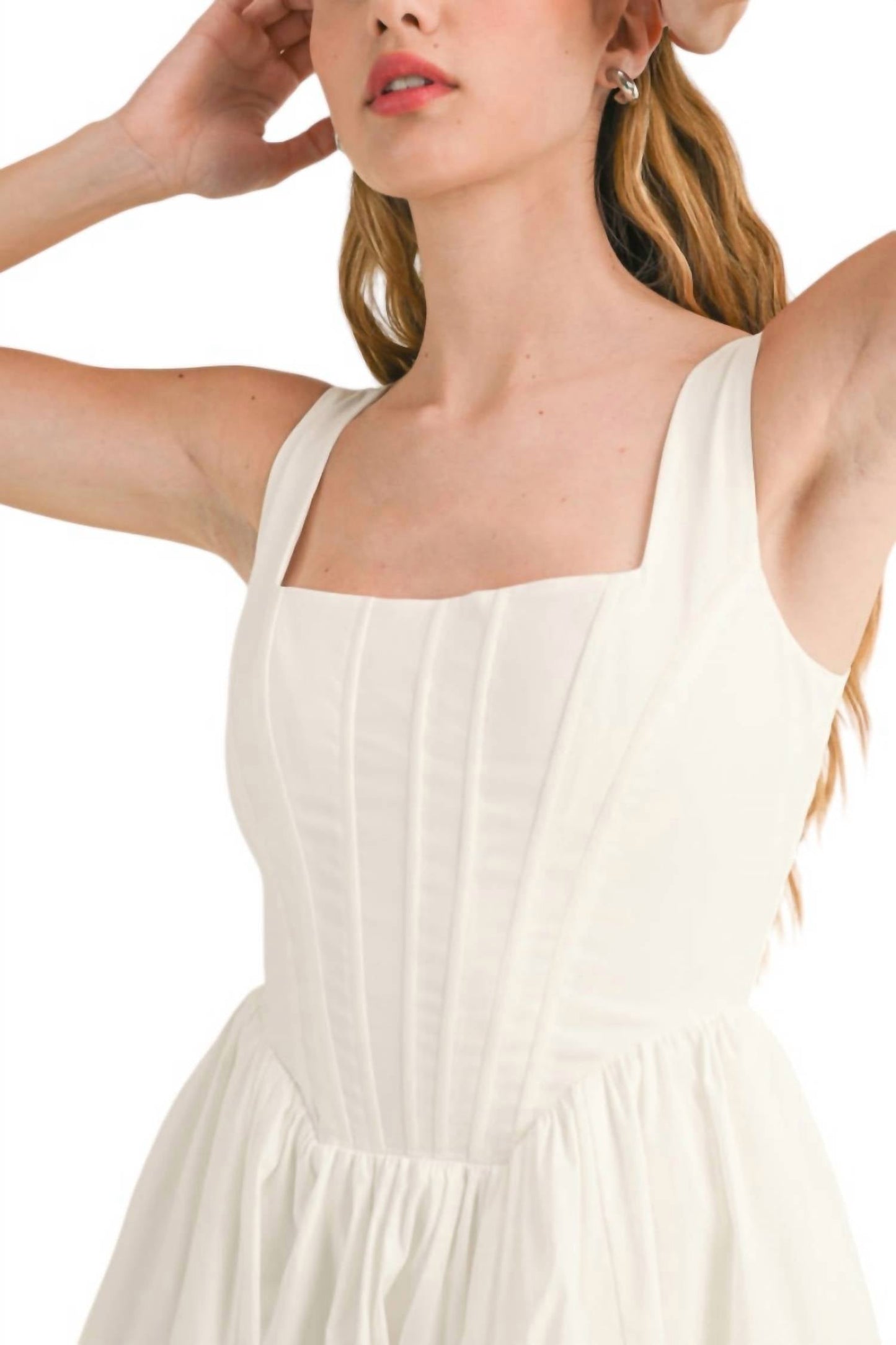 Reset By Jane - Square Neck Corset Dress