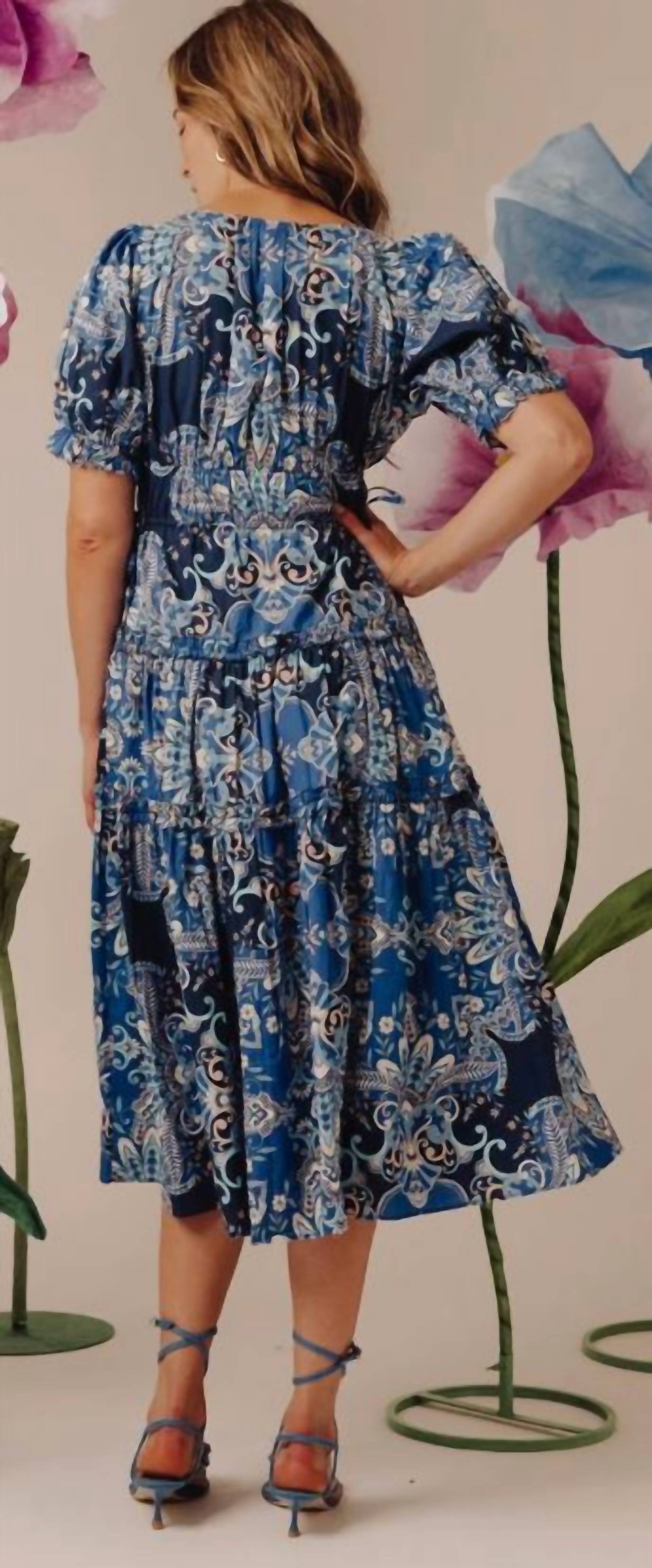 Love The Label - Sasha Print Tierred Dress