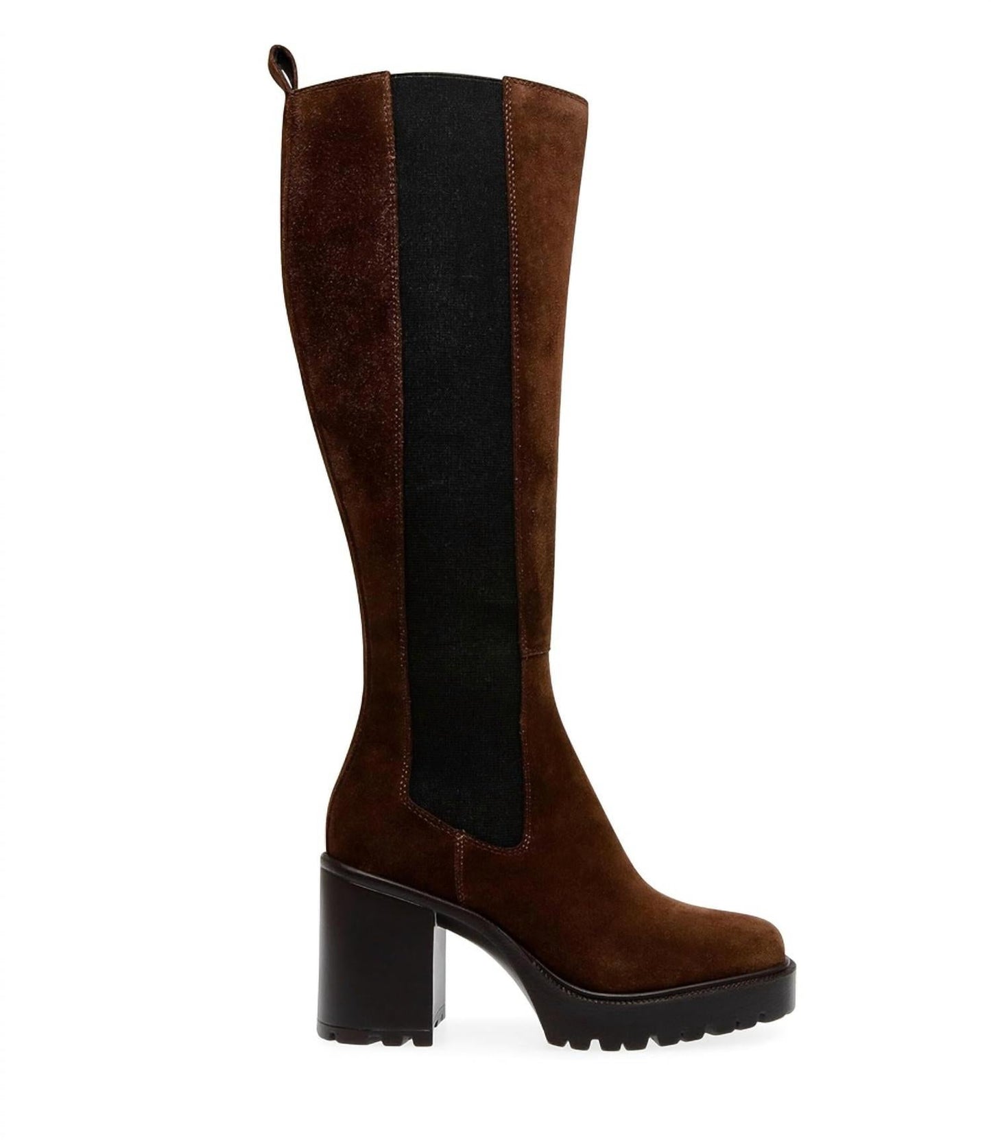 Steve Madden - Women's Square Toe Suede Knee High Boot