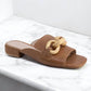 Chocolat Blu - Bell Leather Mules