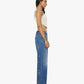 Mother - Lil Rerun Zip Sneak Wide Leg Jean