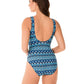 Miraclesuit - क्रिस क्रॉस एस्केप अंडरवायर वन पीस स्विमसूट