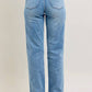 Judy Blue - Mid Rise Tummy Control Straight Jeans