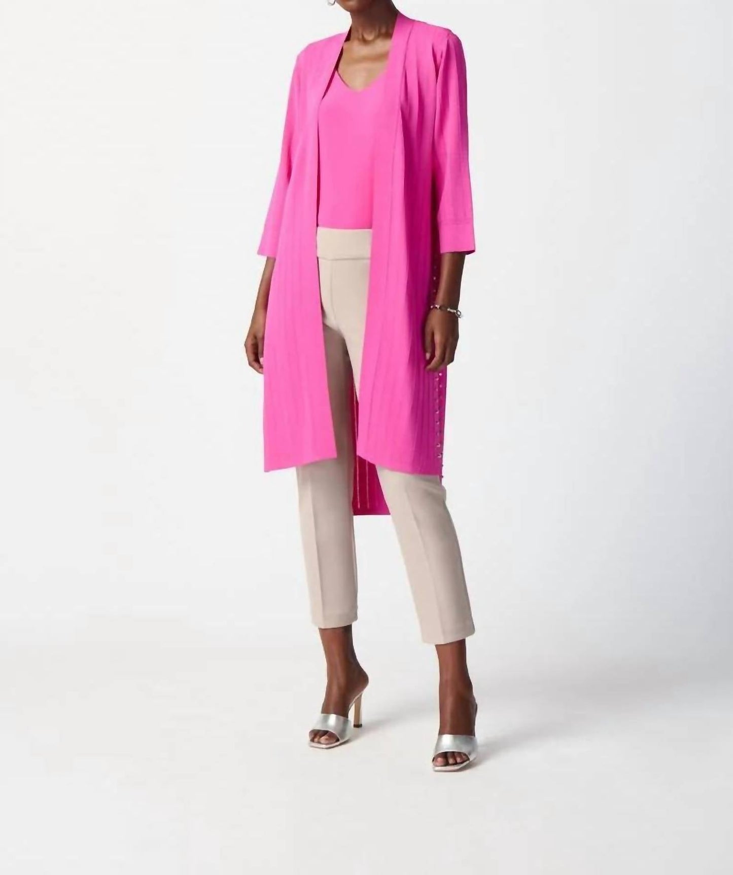 Joseph Ribkoff - Rib Knit Coverup Cardigan