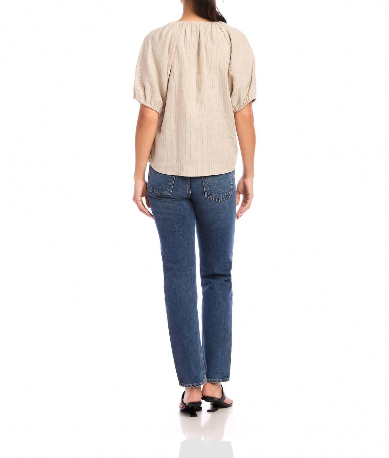 Fifteen Twenty - Imogen Poof Sleeve Top