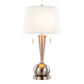 Jules 30.25" Contemporary Metal Table Lamp with Built-In USB Port - Set of 2