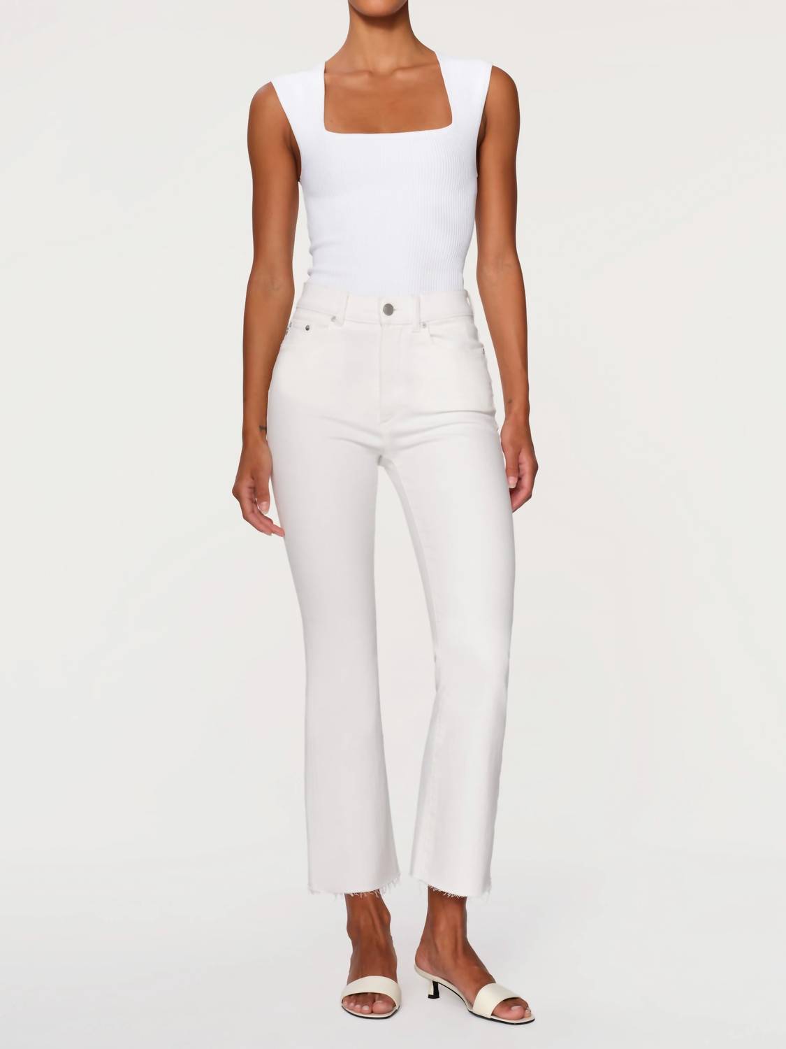 Dl1961 - Women'S - Bridget Instasculpt Raw Hem Ankle Bootcut Jeans