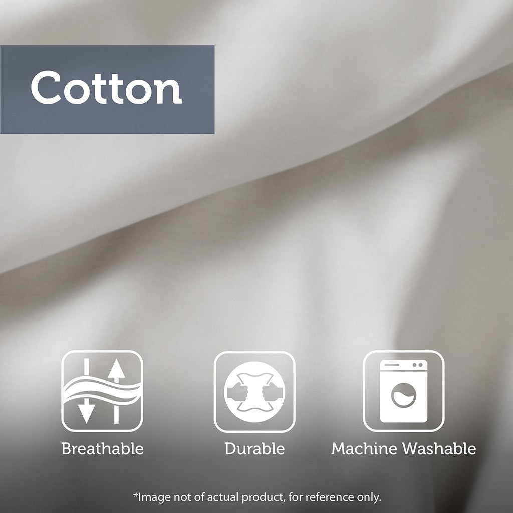 Tufted Cotton Chenille Medallion Fringe Coverlet Mini Set - Off-White