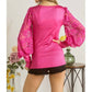 Adora - Top With Lace Balloon Sleeves