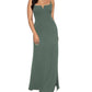 Sorella Vita - Simple Long Chiffon Bridesmaid Dress with Spaghetti Straps