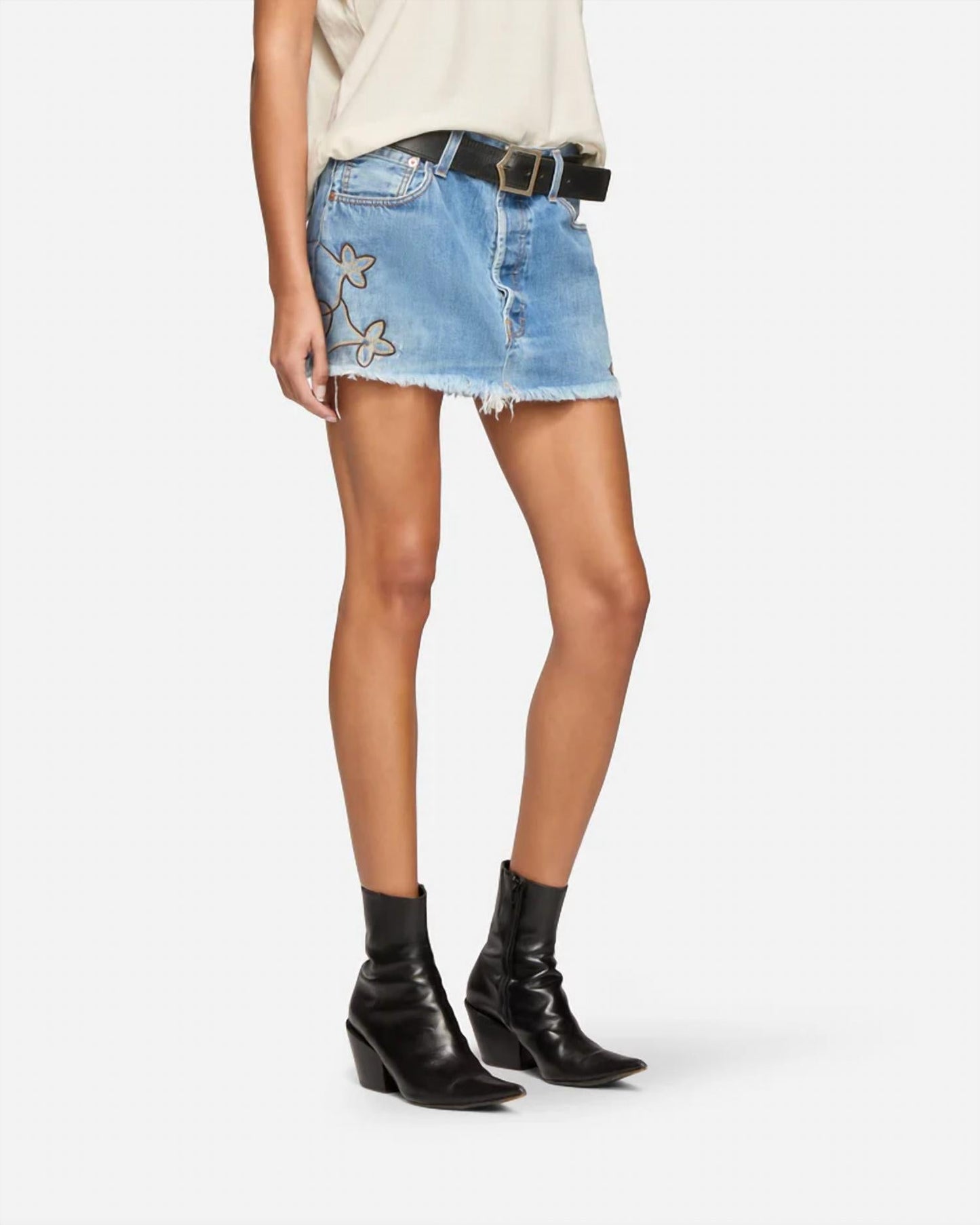 Eb Denim - रोडियो विंटेज मिनी स्कर्ट