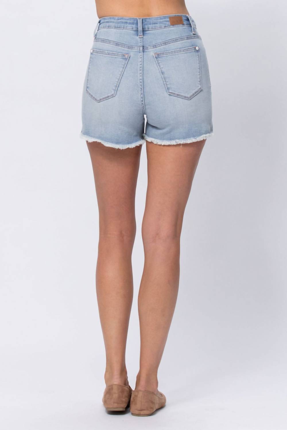judy-blue-braided-waistband-shorts
