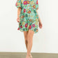 Thml - Hibiscus Puff Sleeve Floral Dress