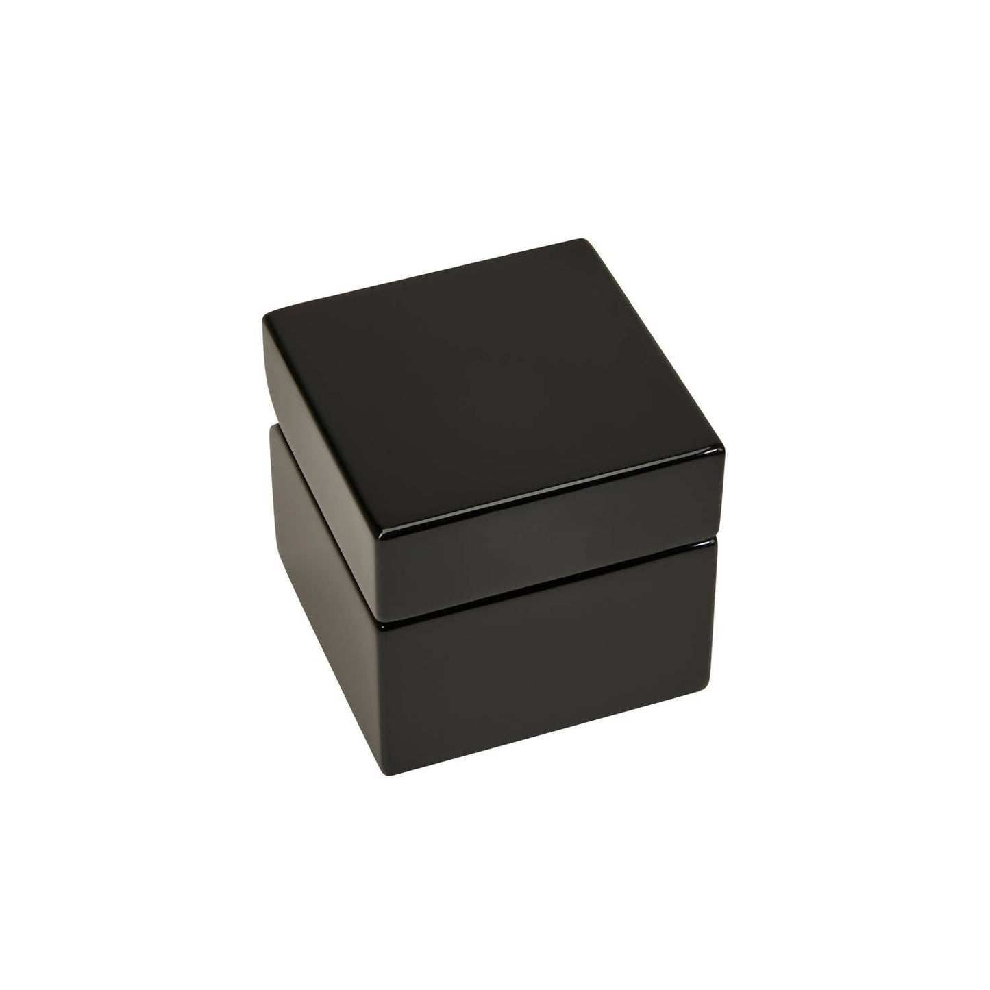 Creative Gifts International - Square Wood Box with Clock & Compass