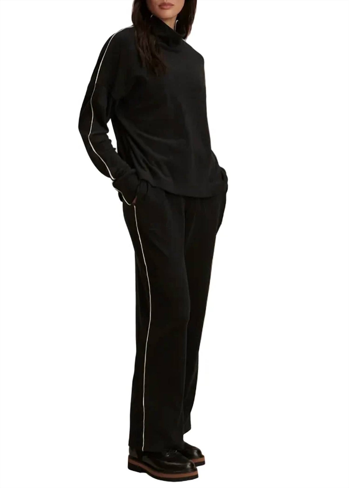 Varley - Brushed Rib Straight Leg Pants