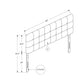 Queen Size Upholstered Transitional Beige Headboard