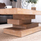 Modern Rustic Coffee Table – Rectangular Wood Center Table