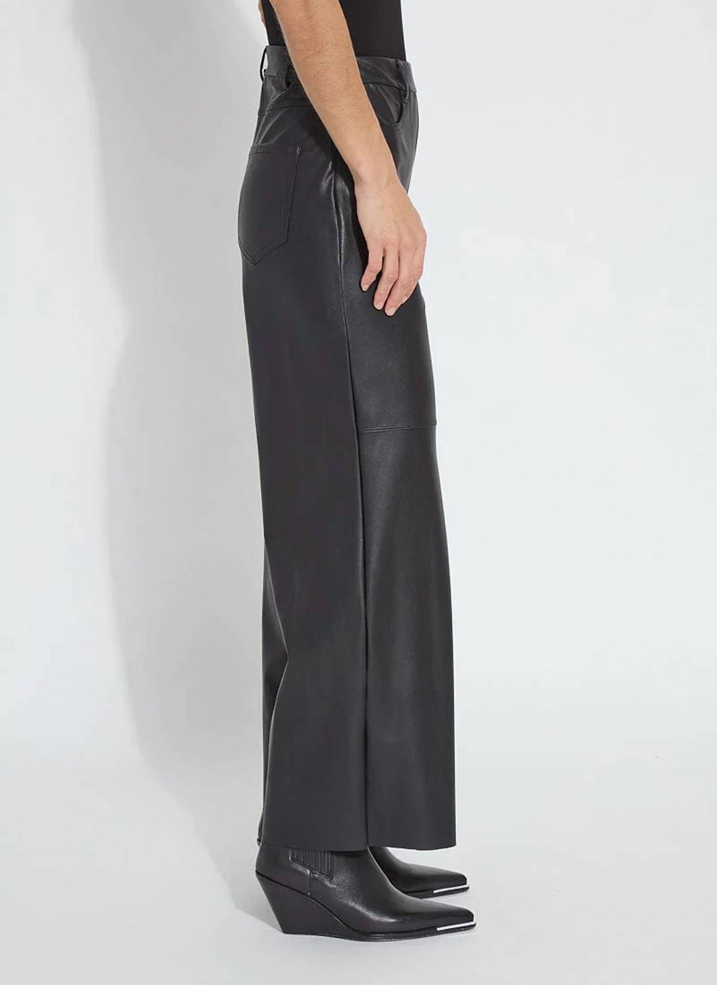 Lysse - Wren Hi Waist Wide Leg Vegan Leather Pant
