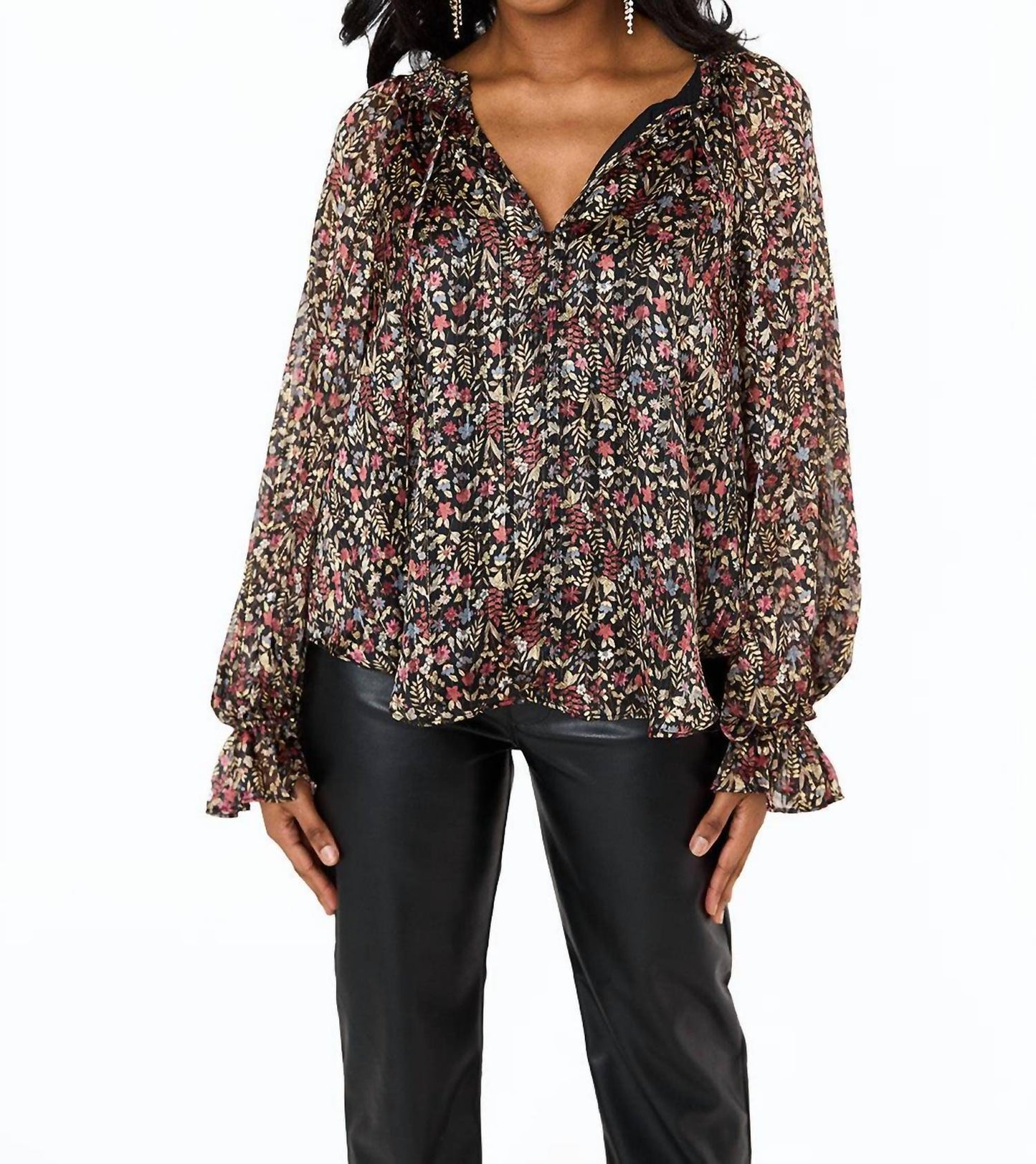Buddylove - Harvest Flowers Long Sleeve Blouse