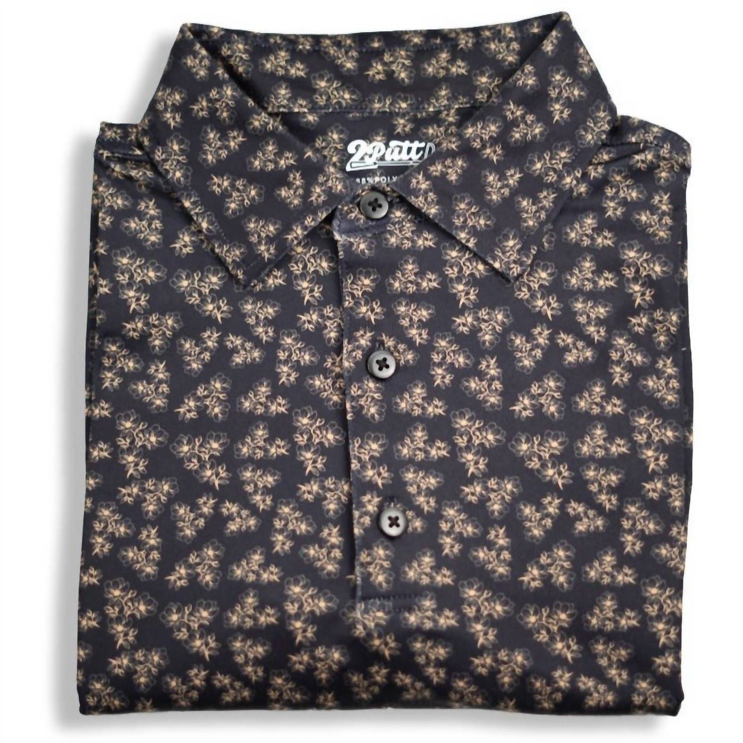 2Putt - Short Sleeve Floral Polo