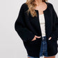 Bluivy - Open Front Sweater Jacket