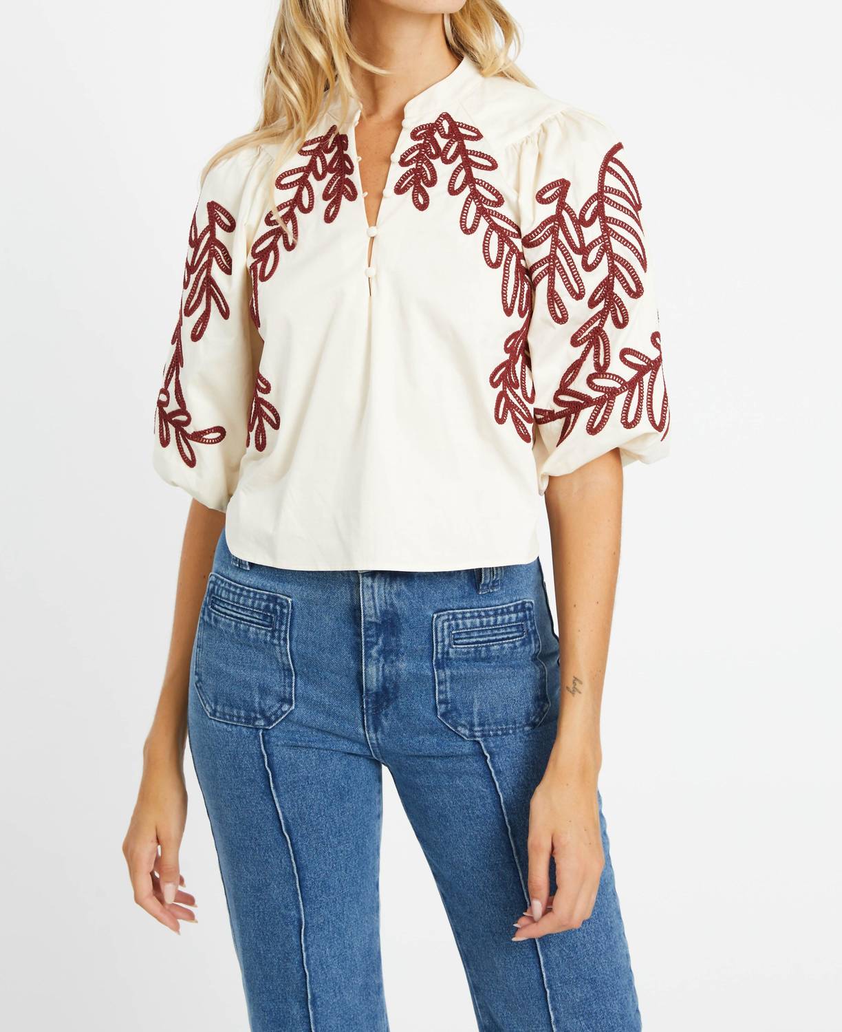 Caballero - Elodie V-neck Top