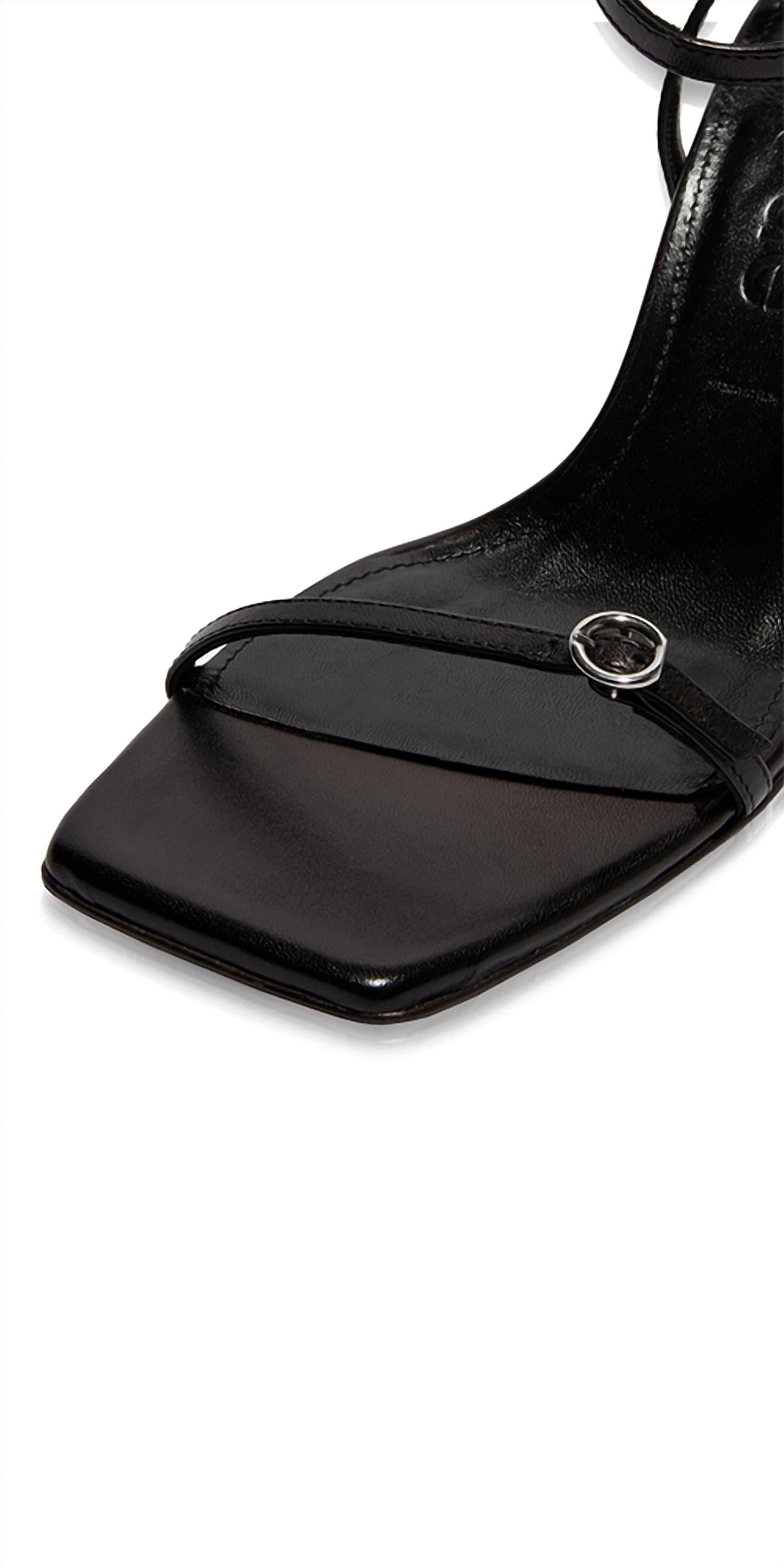 Aeyde - Women's Hallie Leather Heeled Sandals