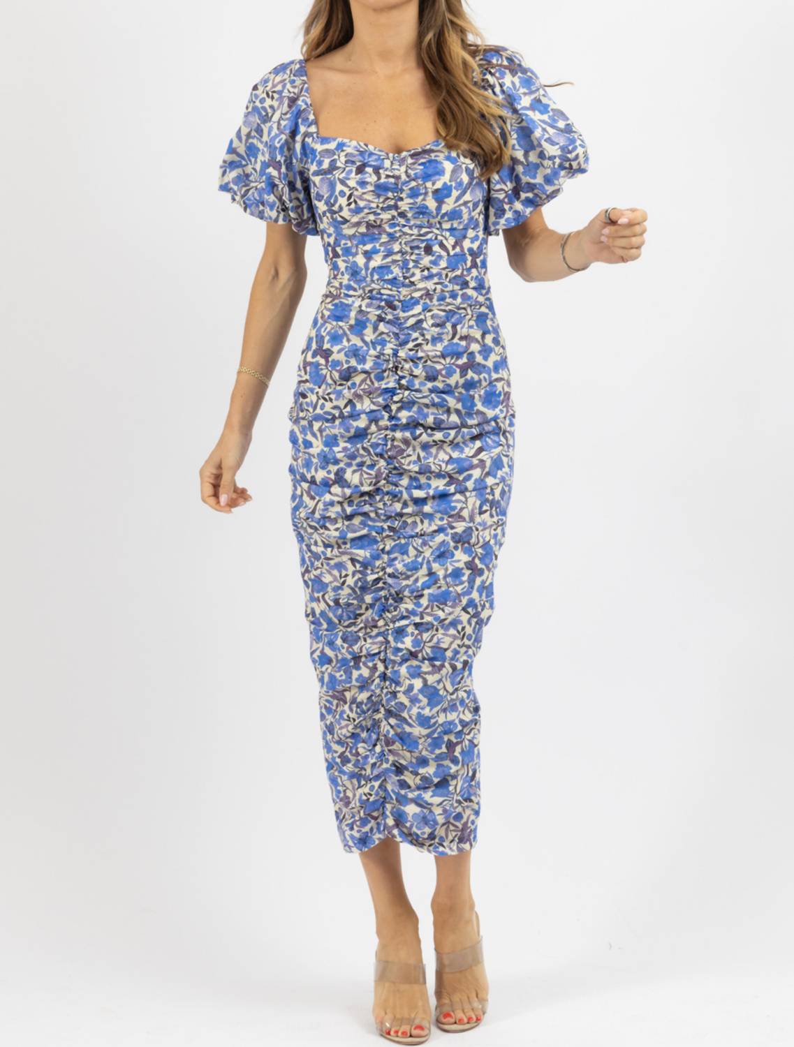 Mable - Ralph Puff Sleeve Maxi Dress