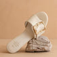 Oasis Society - Tucson Low Heel Sandal With Bamboo Buckle