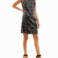 Nicole Miller - Jacque Satin Sleeveless Shift Dress