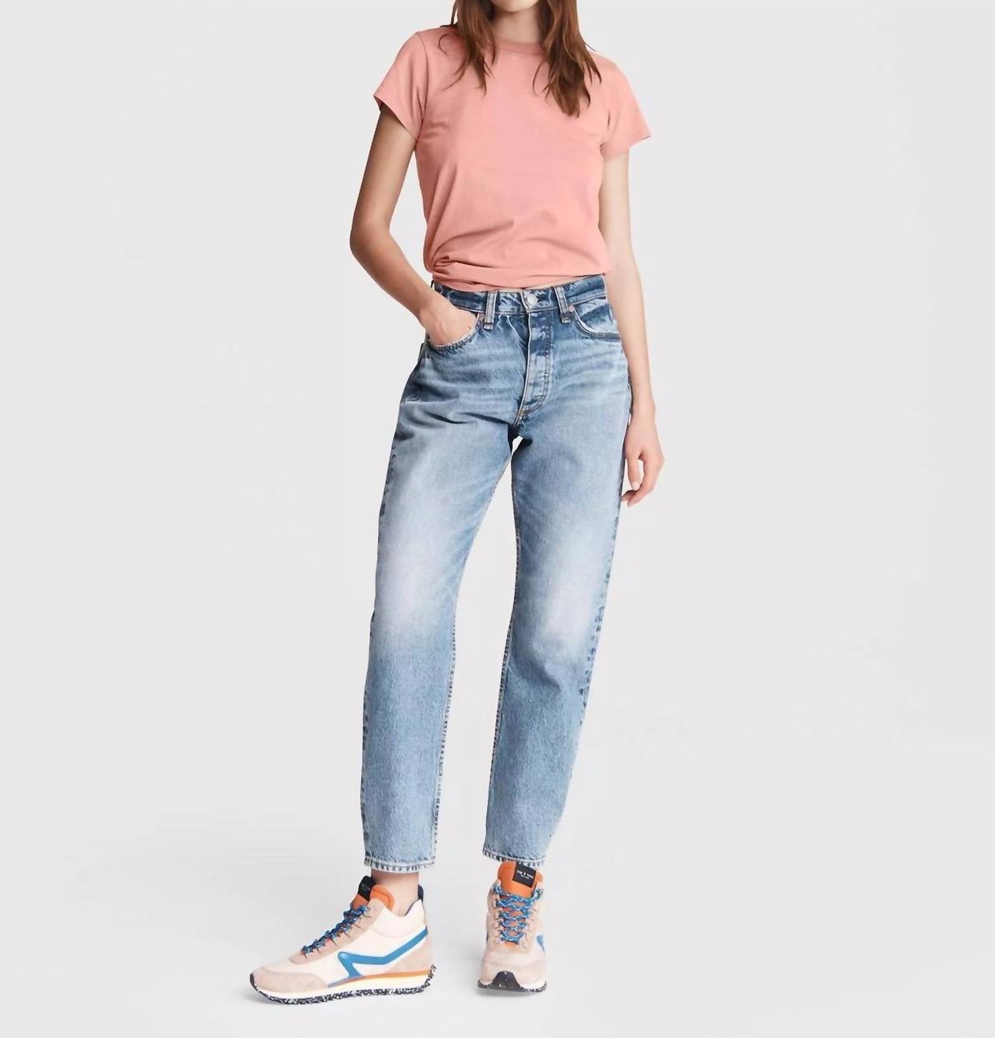 Rag & Bone - THE GARMENT DYE COTTON JERSEY T-SHIRT