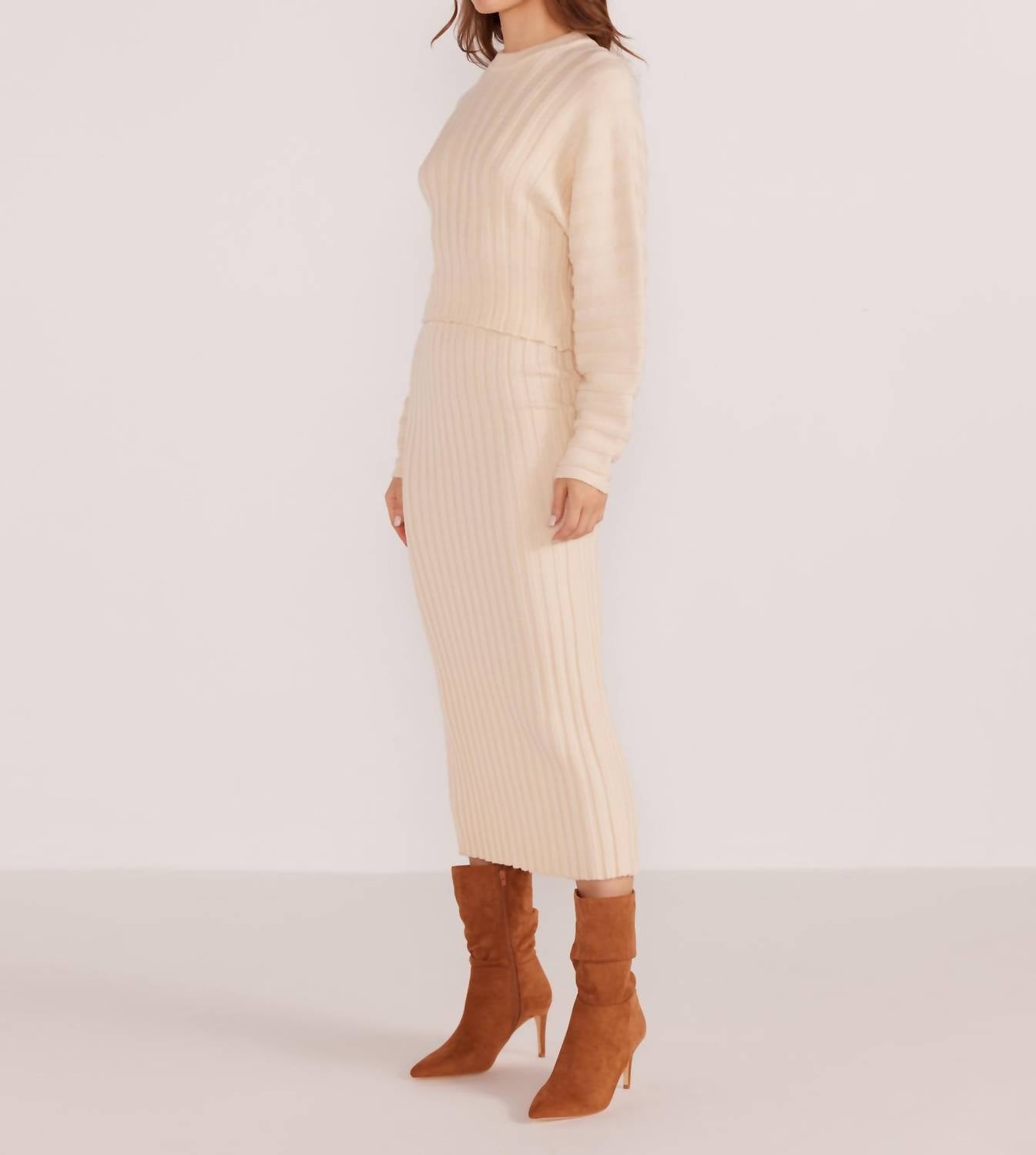 Minkpink - Layla Ribbed Sweater