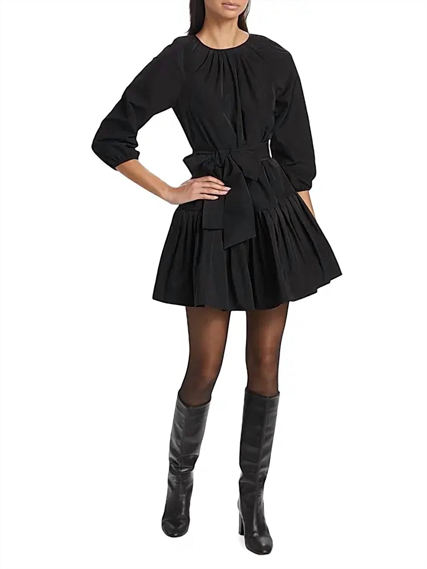 Ldt - Hunter Belted Flounce Minidress