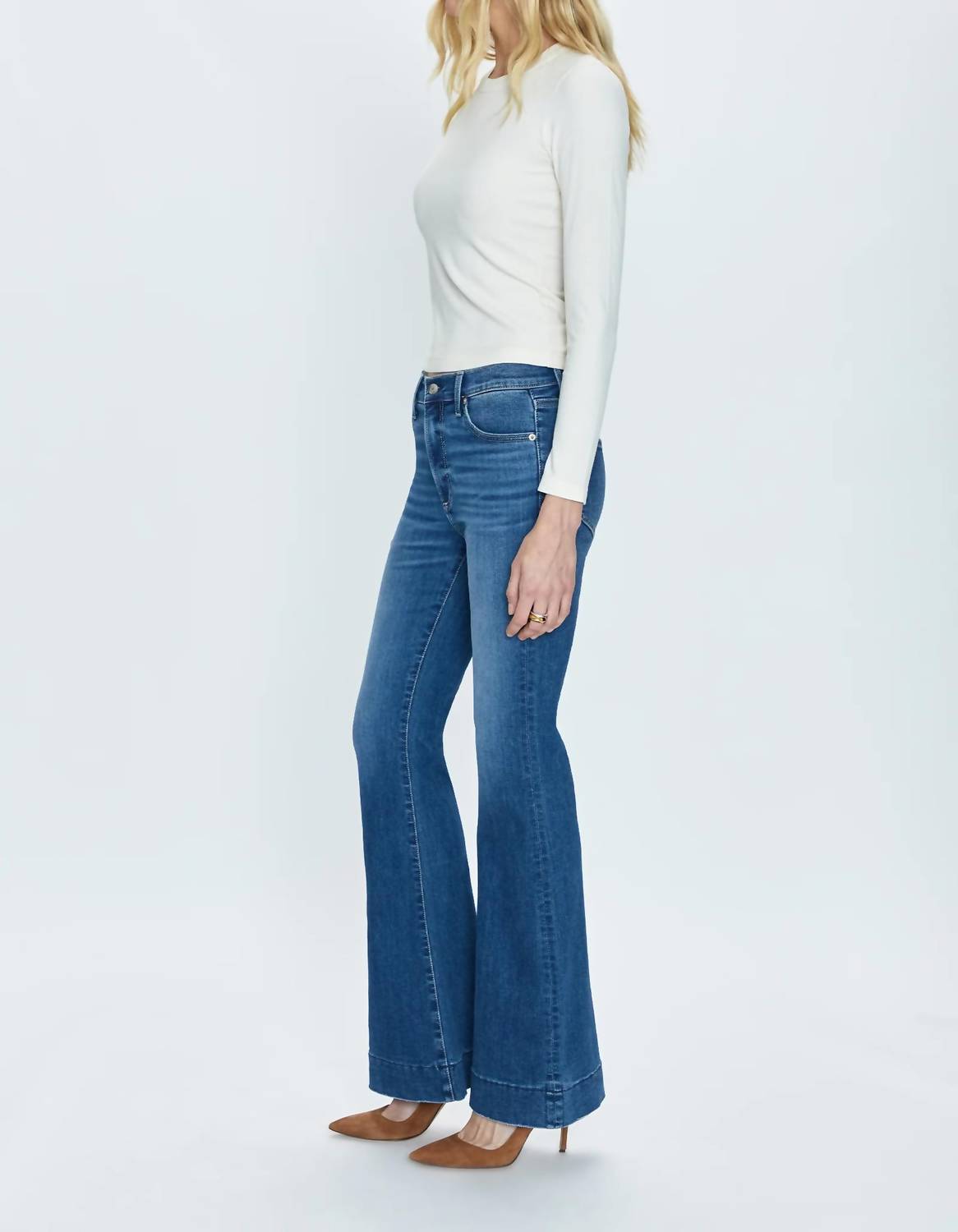 Pistola - Kinsley Mid Rise Ultra Flare Jeans