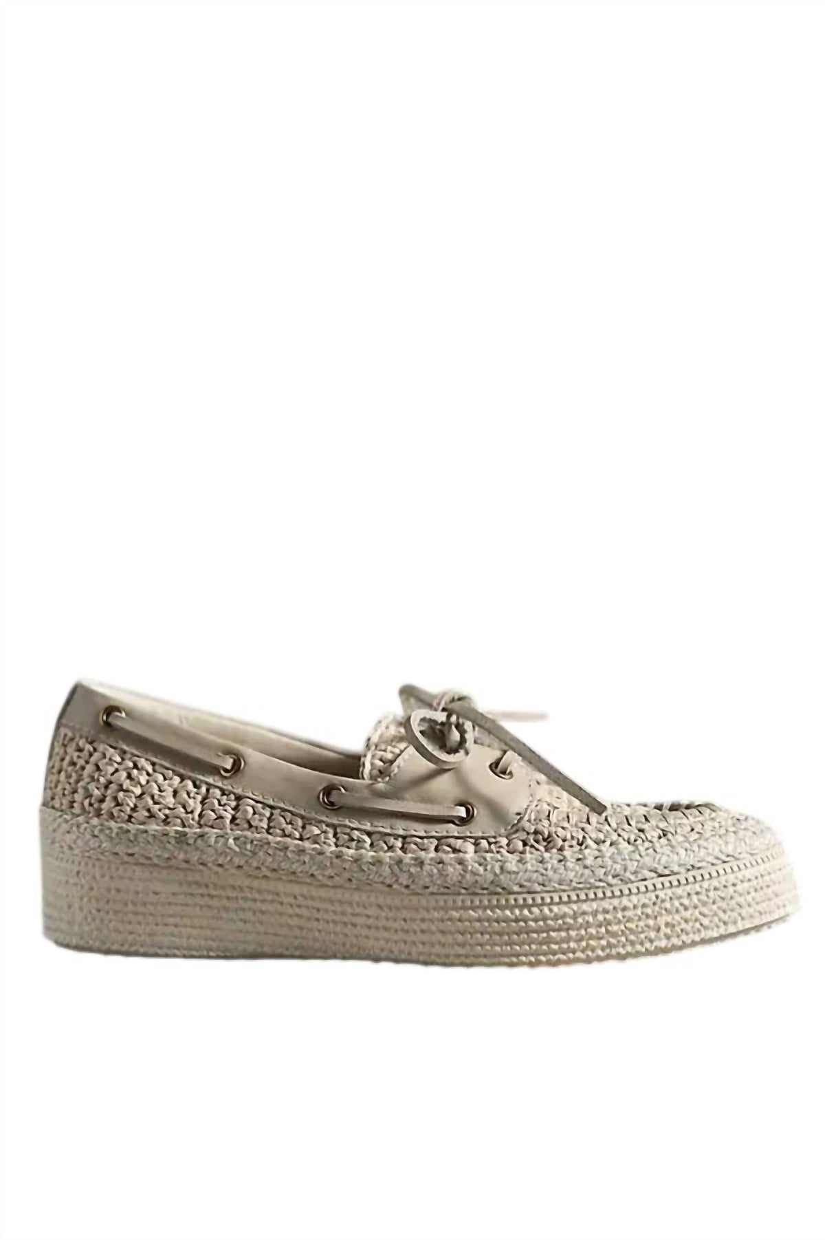 Dolce Vita - Women's Leather & Raffia Boat Shoes