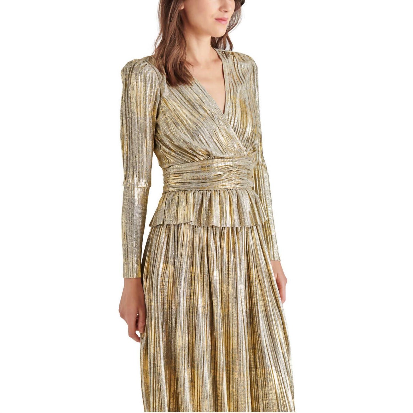 Steve Madden - Azura Metallic Peplum Top