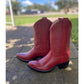 Old West - Kids Girl's Snip Toe Western Boot