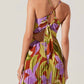 Astr - Blythe Floral Plisse Midi Dress