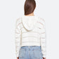 Autumn Cashmere - Solid Pointelle Hoodie