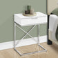 Accent Side Table with Storage Drawer, Spacious Tabletop, Contemporary Design