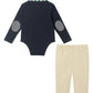 Andy & Evan - Kids' Holiday Polo Bodysuit & Cord Pants Set