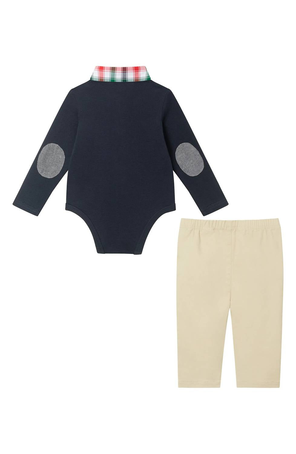 Andy & Evan - Kids' Holiday Polo Bodysuit & Cord Pants Set