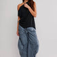 Free People - Cascadia Off-shoulder Henley Top